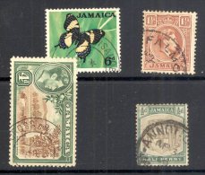 JAMAICA, Postmarks ´PALISADOES, FALMOUTH, CROSS ROADS, ANNOTTO BAY´ - Jamaica (...-1961)