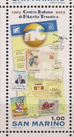 2013 San Marino **MNH 50th Anniversary Of The Italian Thematic Philately Centre - Ungebraucht