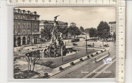 PO3150C# TORINO - PIAZZA STATUTO - MONUMENTO AL FREJUS - TRAMWAY - AUTO OLD CARS   No VG - Places & Squares