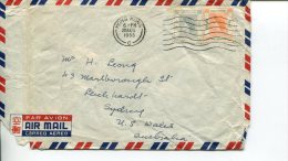 (200) Commercial Cover Posted Hong Kong To Australia -1955 - Storia Postale