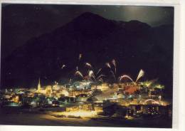 ISCHGL - Paznauntal  - Panorama Bei Nacht Mit Feuerwerk - Ischgl