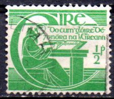 IRELAND 1944 Death Tercentenary Of Michael O'Clery (Franciscan Historian) -  Bro. Michael O'Clery  - 1/2d. - Green  FU - Used Stamps