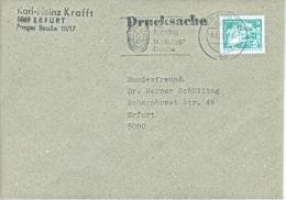 DDR Erfurt MWST 1987 CDU - Parteitag Drucksache - Macchine Per Obliterare (EMA)