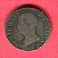 ESPAGNE JOSEPH NAPOLEON 4 REALES 1809 TB 85 -  Colecciones