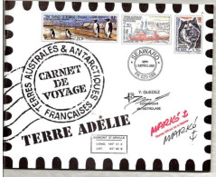 T.A.A.F. - "Carnet De Voyage"- Aquarelles De Serge Marko- Carnet De 14 Feuillets Comportant Les 28 Timbres, - Neufs