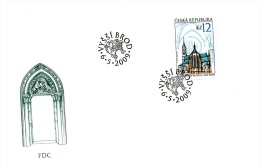 Czech Republic 2009 - Monastery Vyssi Brod, Philatelic Exposure,  FDC - FDC