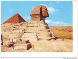 GIZA THE SPHINX AND THE PYRAMID OF CHEOPS,COULEUR REF 6229 - Gizeh