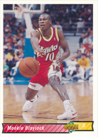 Basket NBA (1993), MOOKIE BLAYLOCK, N° 92 (G), Atlanta Hawks, Upper Deck, Trading Cards... - 1990-1999