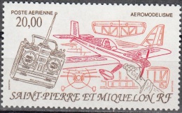 Saint-Pierre & Miquelon 1992 Yvert Poste Aèrienne 71 Neuf ** Cote (2015) 9.00 Euro L´aéromodélisme - Unused Stamps