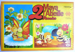 RARE Double Puzzle HEMMA 1978 - MAYA L'ABEILLE - SCHMID - Puzzles