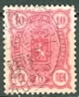 Finnland 1889 Mi. 29 B Gest. Wappen Löwe - Usados