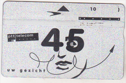 Netherlands Old Used Phonecard 10 G UW GEZICHT - öffentlich