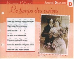 Les Années Caf´conc´  ANDRE DASSARY  " Le Temps Des Cerises " Ed. Atlas TBE - Sonstige & Ohne Zuordnung