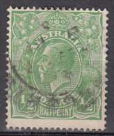 Australia   Scott No. 19  Used   Year  1915  Wmk. 9 - Oblitérés