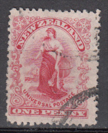 New Zealand   Scott No 103 Used      Wmk. 63   Thin Hard Paper - Usati