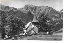 SUISSE - ROSSINIERES - L'Eglise Et Dent De Corjon - Rossinière