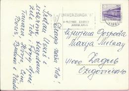 Univerzijada '87, Zagreb, 8-19.7.1987., Zagreb, 1987., Yugoslavia, Postcard - Covers & Documents