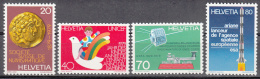 Switzerland   Scott No.  677-80    Mnh    Year  1979 - Unused Stamps