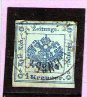 1858 - Timbres Taxe Pour Journaux  Mi No 2 /Type II  Et Yv No 1 B - Journaux