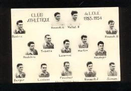 Loué  -   Photo  13.2 X 9.2 Cm  -  Club Athlétique De Loué  1953 / 1954 - Loue