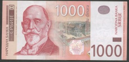 SERBIA  P60a   1000   DINARA   2011   # AC     AU- UNC. - Servië