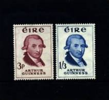 IRELAND/EIRE - 1959  BICENTENARY OF GUINNES BREWERY  SET MINT NH - Unused Stamps