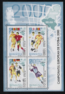 2000 Rumänien Mi# Bl. 313 ** MNH Fußball Football Soccer Sport EM UEFA - Championnat D'Europe (UEFA)