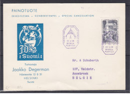 Finlande - Carte Postale De 1959 - Oblitération Borga Porvoo - églises - Lettres & Documents