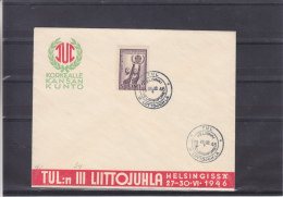 Finlande - Document De 1946 - Journée Du Sport - Lettres & Documents