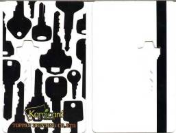 @+ Carte CLEF (découpée) - Origine Inconnue - Hotel Key Cards
