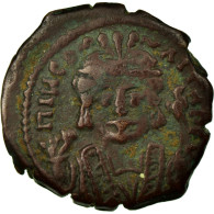 Monnaie, Maurice Tibère, Decanummium, Constantinople, TTB+, Cuivre - Byzantine