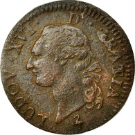 Monnaie, France, Louis XVI, Sol Ou Sou, Sol, 1791, Paris, TB+, Cuivre - 1774-1791 Ludwig XVI.