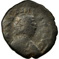 Monnaie, Justin I 518-527, Follis, Constantinople, B, Cuivre - Byzantines