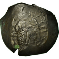 Monnaie, Manuel I Comnène, Aspron Trachy, Constantinople, TB+, Billon - Byzantines