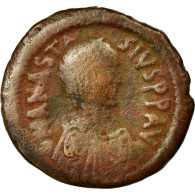 Monnaie, Anastasius I 491-518, Follis, Constantinople, TB, Cuivre - Byzantine
