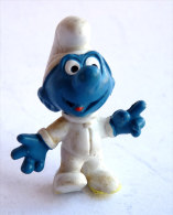 Figurine SCHTROUMPF COSMONAUTE SANS SCAPHANDRE SCHLEICH PEYO PORTUGAL - SMURF PITUFO SCHLUMPH - Schtroumpfs (Los Pitufos)