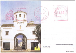 TARJETA  GRANADA 1987  TBE - Macchine Per Obliterare (EMA)