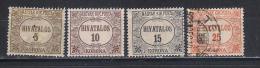 Hungary 1922/3 Mi Nr 15/18 MNH, Used (a1p18) - Dienstmarken