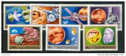 HUNGARY - 1974.Exploration Of MARS (Space) Cpl.Set MNH! Mi:2931-2937. - Colecciones