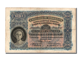 Billet, Suisse, 100 Franken, 1934, 1934-07-19, TTB - Schweiz