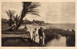 [DC6993] EGITTO - ISMAILIA - LAC TIMSAH - ANIMATA - Viaggiata - Old Postcard - Ismailia