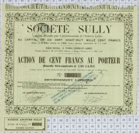 Sté Sully, Pour Le Perfectionnement De L'industrie Laitiere à Tours En Indre Et Loire, Notaire à Dange, Vienne - Agriculture