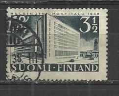 FINLAND 1938 - POST ANNIVERSARY 3,5 M - HELSINKI POST BUILDING - USED OBLITERE GESTEMPELT USADO - Gebruikt
