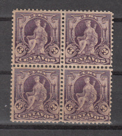 Cuba    Scott No.229   Mnh   Year  1899   Block Of 4 - Neufs