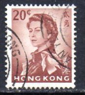 Hong Kong QEII 1962 20c Definitive, Fine Used - Gebraucht