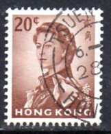 Hong Kong QEII 1962 20c Definitive, Fine Used - Oblitérés