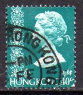 Hong Kong QEII 1973 40c Definitive, Fine Used - Gebruikt