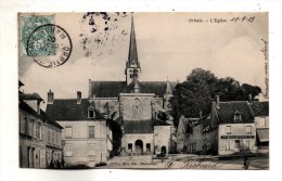 Orbais L'Abbaye En 1900 Vue Facade De L´eglise De La Boulangerie Prise Depuis La Place Edit G Dart Canton Montmort Lucy - Montmort Lucy
