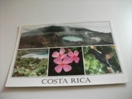 STORIA POSTALE FRANCOBOLLO COMMEMORATIVO Con Rana Costarica Uccello Colibrì - Costa Rica