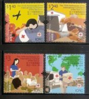 2013 HONG KONG 150th Red Cross Committee Stamps Plane Medicine Car Education Map - Neufs